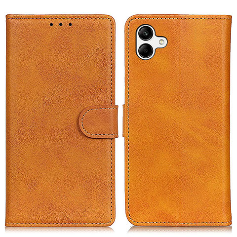 Coque Portefeuille Livre Cuir Etui Clapet A05D pour Samsung Galaxy A04 4G Marron