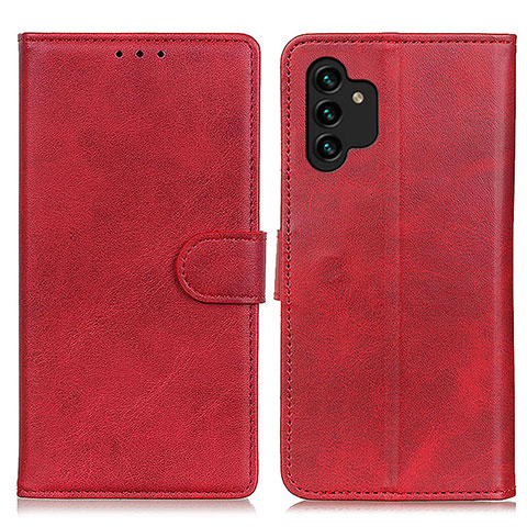 Coque Portefeuille Livre Cuir Etui Clapet A05D pour Samsung Galaxy A13 4G Rouge