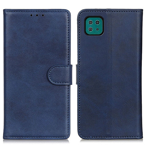 Coque Portefeuille Livre Cuir Etui Clapet A05D pour Samsung Galaxy A22 5G Bleu