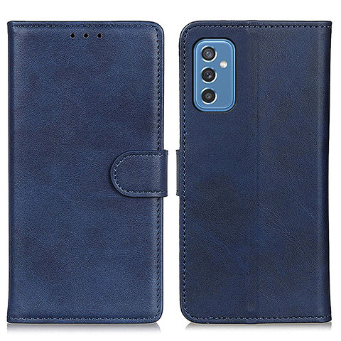 Coque Portefeuille Livre Cuir Etui Clapet A05D pour Samsung Galaxy M52 5G Bleu