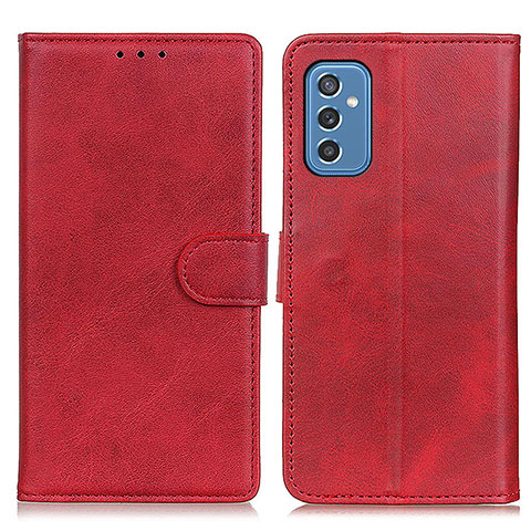 Coque Portefeuille Livre Cuir Etui Clapet A05D pour Samsung Galaxy M52 5G Rouge