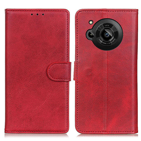 Coque Portefeuille Livre Cuir Etui Clapet A05D pour Sharp Aquos R7 Rouge