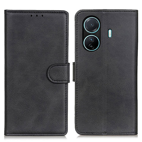 Coque Portefeuille Livre Cuir Etui Clapet A05D pour Vivo T1 Pro 5G Noir