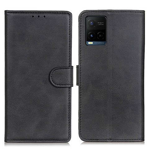 Coque Portefeuille Livre Cuir Etui Clapet A05D pour Vivo Y21e Noir