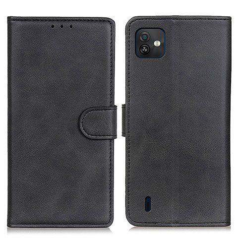 Coque Portefeuille Livre Cuir Etui Clapet A05D pour Wiko Y82 Noir