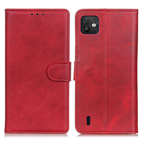 Coque Portefeuille Livre Cuir Etui Clapet A05D pour Wiko Y82 Rouge