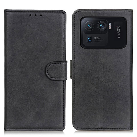 Coque Portefeuille Livre Cuir Etui Clapet A05D pour Xiaomi Mi 11 Ultra 5G Noir