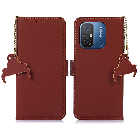 Coque Portefeuille Livre Cuir Etui Clapet A05D pour Xiaomi Redmi 11A 4G Marron