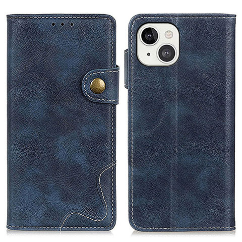 Coque Portefeuille Livre Cuir Etui Clapet A06 pour Apple iPhone 13 Mini Bleu