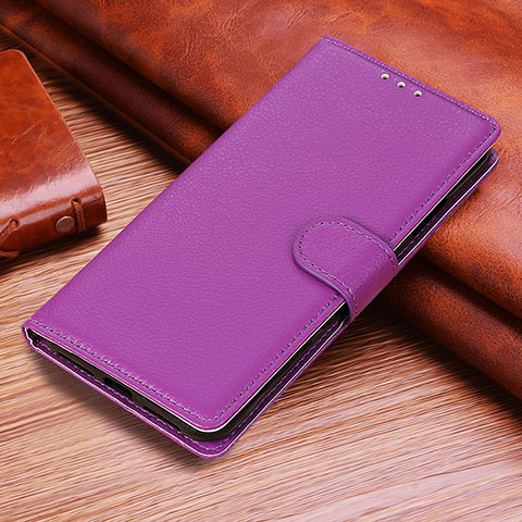 Coque Portefeuille Livre Cuir Etui Clapet A06D pour Huawei Honor X8b Violet