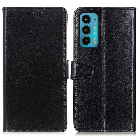 Coque Portefeuille Livre Cuir Etui Clapet A06D pour Motorola Moto Edge 20 5G Noir