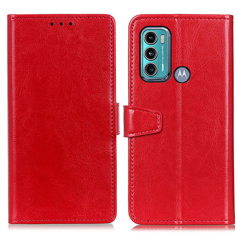 Coque Portefeuille Livre Cuir Etui Clapet A06D pour Motorola Moto G40 Fusion Rouge