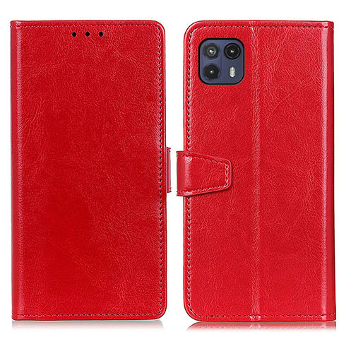 Coque Portefeuille Livre Cuir Etui Clapet A06D pour Motorola Moto G50 5G Rouge