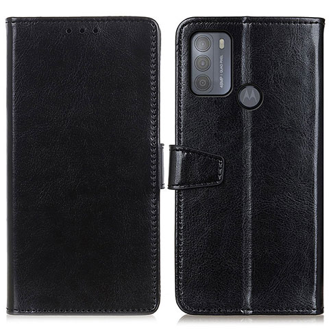 Coque Portefeuille Livre Cuir Etui Clapet A06D pour Motorola Moto G50 Noir