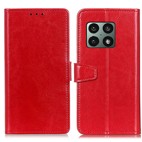 Coque Portefeuille Livre Cuir Etui Clapet A06D pour OnePlus 10 Pro 5G Rouge