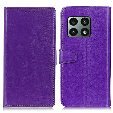 Coque Portefeuille Livre Cuir Etui Clapet A06D pour OnePlus 10 Pro 5G Violet