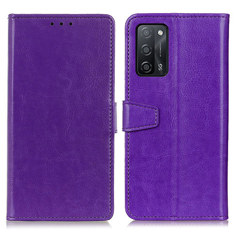 Coque Portefeuille Livre Cuir Etui Clapet A06D pour Oppo A53s 5G Violet