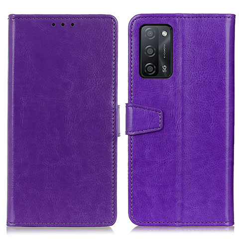Coque Portefeuille Livre Cuir Etui Clapet A06D pour Oppo A56 5G Violet