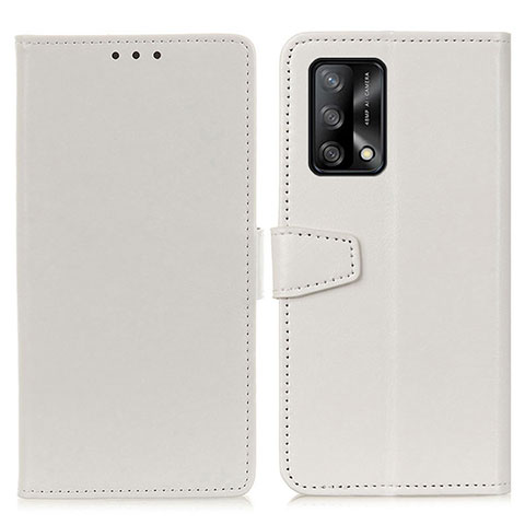 Coque Portefeuille Livre Cuir Etui Clapet A06D pour Oppo A74 4G Blanc