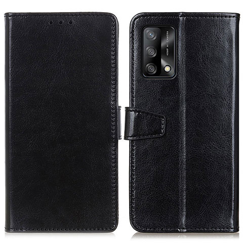 Coque Portefeuille Livre Cuir Etui Clapet A06D pour Oppo A74 4G Noir