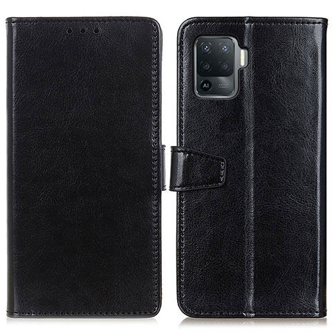 Coque Portefeuille Livre Cuir Etui Clapet A06D pour Oppo A94 4G Noir