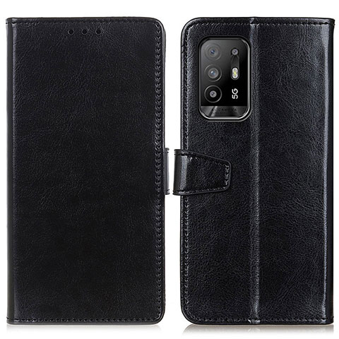 Coque Portefeuille Livre Cuir Etui Clapet A06D pour Oppo A95 5G Noir