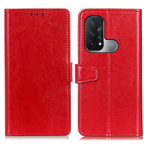 Coque Portefeuille Livre Cuir Etui Clapet A06D pour Oppo Reno5 A Rouge