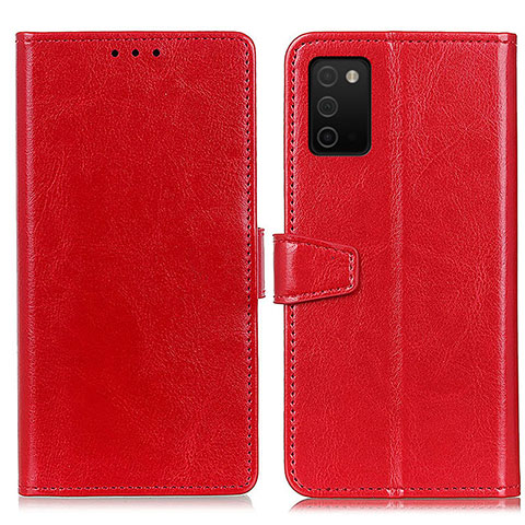 Coque Portefeuille Livre Cuir Etui Clapet A06D pour Samsung Galaxy A02s Rouge