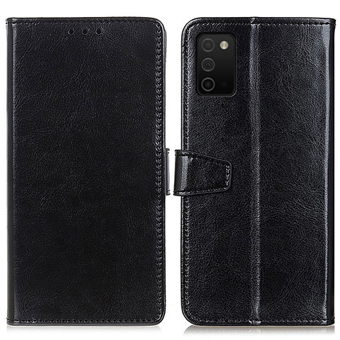 Coque Portefeuille Livre Cuir Etui Clapet A06D pour Samsung Galaxy A03s Noir