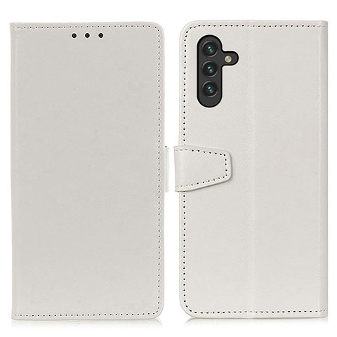 Coque Portefeuille Livre Cuir Etui Clapet A06D pour Samsung Galaxy A13 5G Blanc