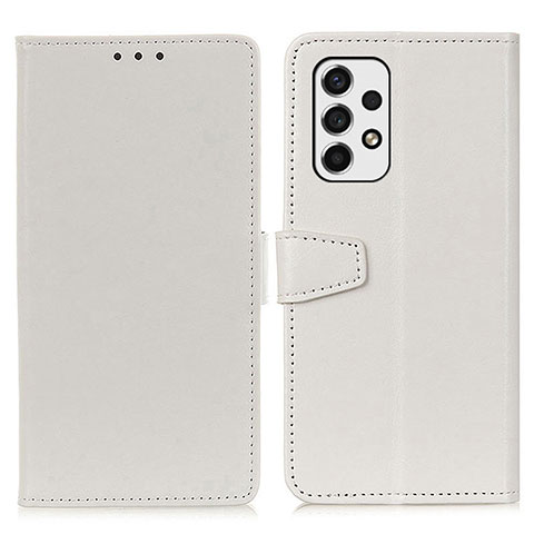 Coque Portefeuille Livre Cuir Etui Clapet A06D pour Samsung Galaxy A53 5G Blanc