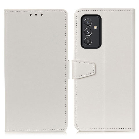 Coque Portefeuille Livre Cuir Etui Clapet A06D pour Samsung Galaxy M14 5G Blanc