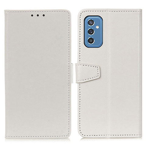 Coque Portefeuille Livre Cuir Etui Clapet A06D pour Samsung Galaxy M52 5G Blanc