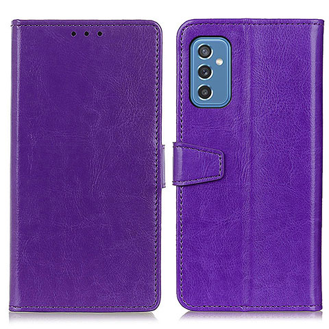 Coque Portefeuille Livre Cuir Etui Clapet A06D pour Samsung Galaxy M52 5G Violet