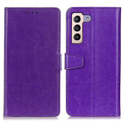 Coque Portefeuille Livre Cuir Etui Clapet A06D pour Samsung Galaxy S21 Plus 5G Violet