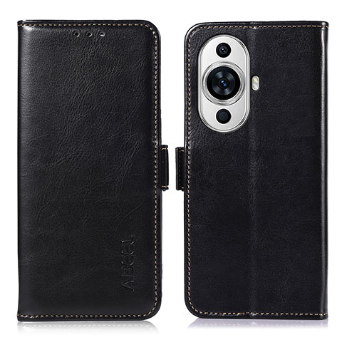 Coque Portefeuille Livre Cuir Etui Clapet A07D pour Huawei Nova 11 Ultra Noir