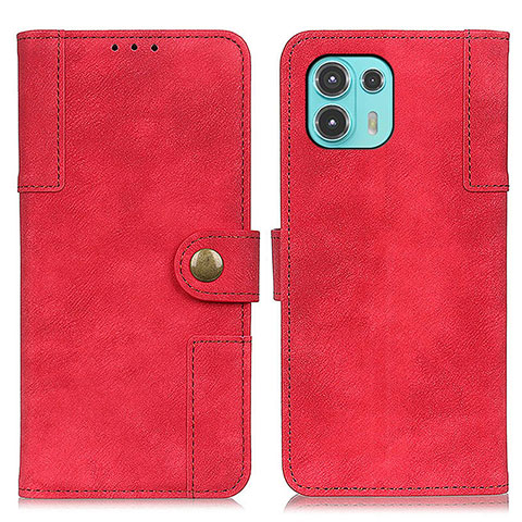 Coque Portefeuille Livre Cuir Etui Clapet A07D pour Motorola Moto Edge 20 Lite 5G Rouge