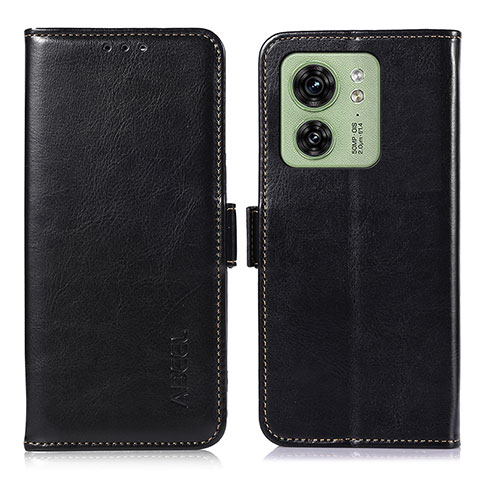 Coque Portefeuille Livre Cuir Etui Clapet A07D pour Motorola Moto Edge (2023) 5G Noir