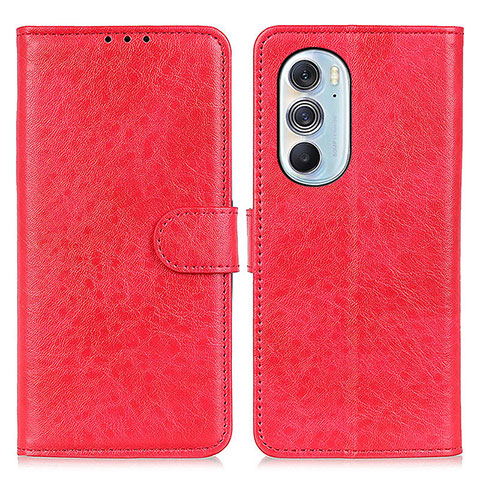 Coque Portefeuille Livre Cuir Etui Clapet A07D pour Motorola Moto Edge 30 Pro 5G Rouge