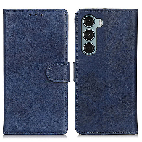 Coque Portefeuille Livre Cuir Etui Clapet A07D pour Motorola Moto Edge S30 5G Bleu