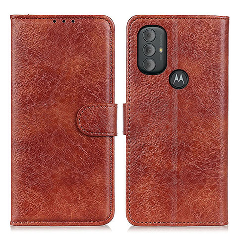 Coque Portefeuille Livre Cuir Etui Clapet A07D pour Motorola Moto G Play Gen 2 Marron