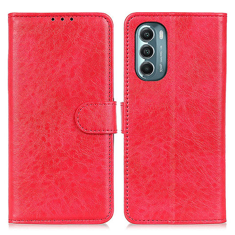 Coque Portefeuille Livre Cuir Etui Clapet A07D pour Motorola Moto G Stylus (2022) 4G Rouge