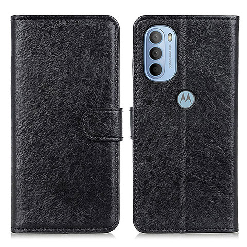 Coque Portefeuille Livre Cuir Etui Clapet A07D pour Motorola Moto G31 Noir