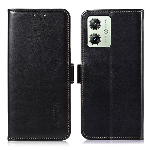 Coque Portefeuille Livre Cuir Etui Clapet A07D pour Motorola Moto G54 5G Noir