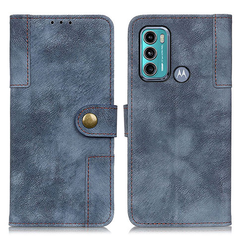 Coque Portefeuille Livre Cuir Etui Clapet A07D pour Motorola Moto G60 Bleu