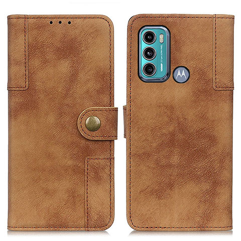 Coque Portefeuille Livre Cuir Etui Clapet A07D pour Motorola Moto G60 Marron