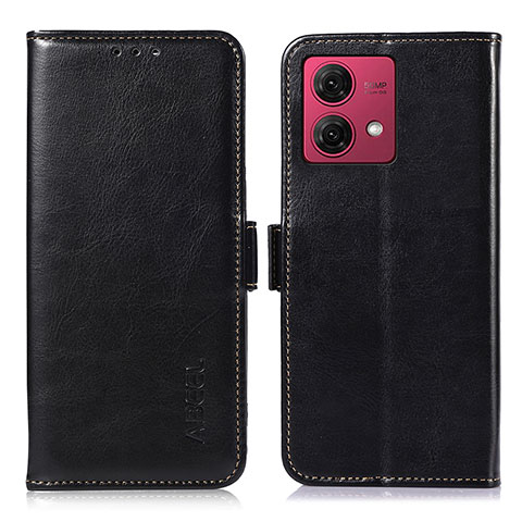 Coque Portefeuille Livre Cuir Etui Clapet A07D pour Motorola Moto G84 5G Noir