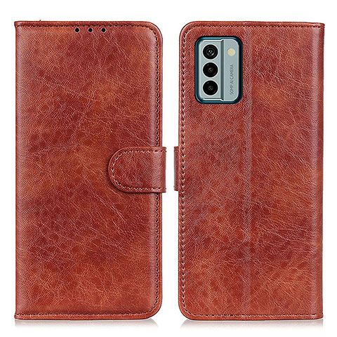 Coque Portefeuille Livre Cuir Etui Clapet A07D pour Nokia G22 Marron