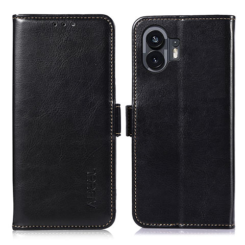 Coque Portefeuille Livre Cuir Etui Clapet A07D pour Nothing Phone 2 Noir