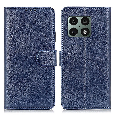 Coque Portefeuille Livre Cuir Etui Clapet A07D pour OnePlus 10 Pro 5G Bleu